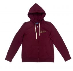 Sadhu Sanga Maroon Hoodie Girls